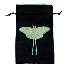 Black Oak Dice Bag - Luna Moth