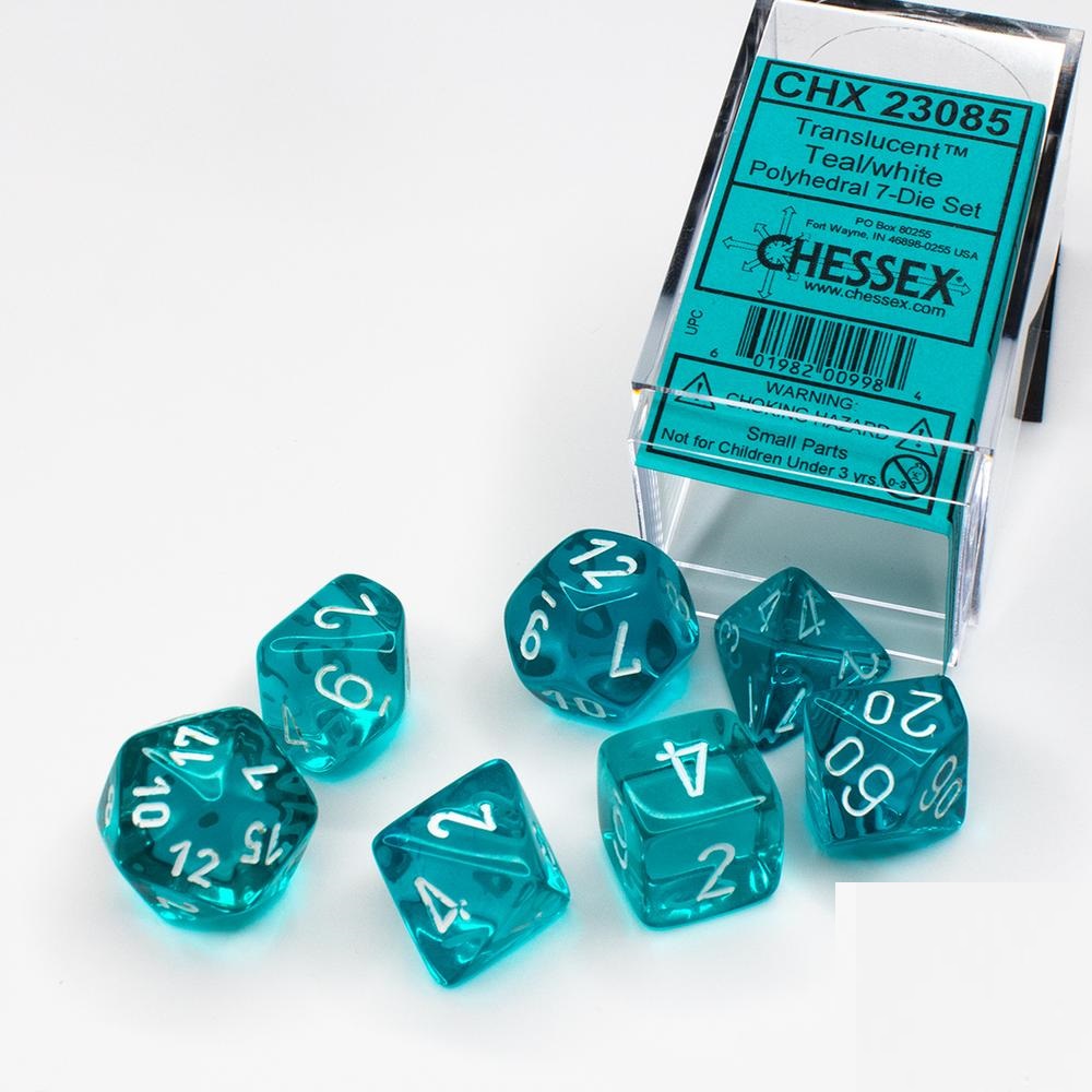 CHX 23085 Translucent Teal w/White Poly (7)