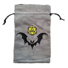 Black Oak Dice Bag - Bat d20