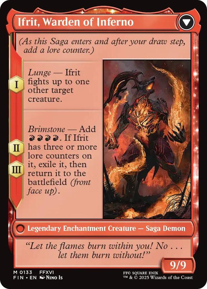 Clive, Ifrits Dominant // Ifrit, Warden of Inferno