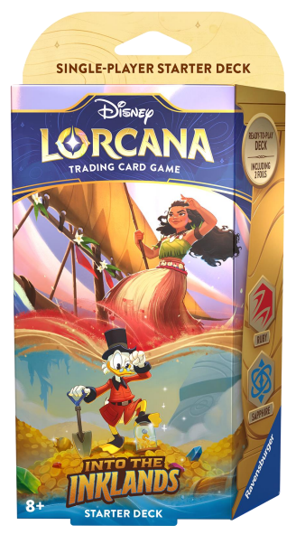 Disney Lorcana: Into the Inklands Starter Deck - Ruby & Sapphire