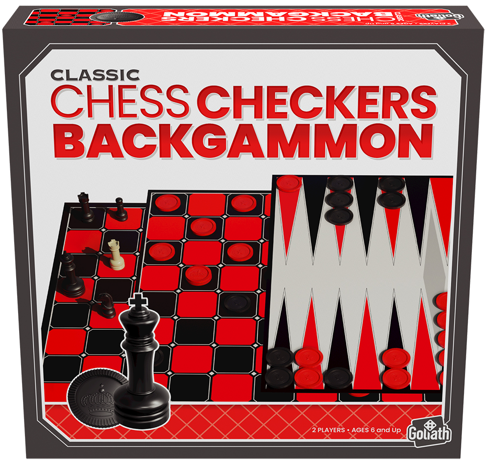 Jeu Classique 3 en 1 (Chess/Checkers/Backgammon)