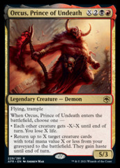 Orcus Commander Deck