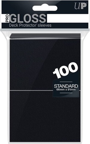 Ultra Pro -  Black Sleeve Gloss 100ct