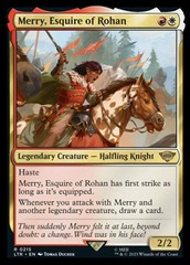 Merry Esquire of Rohan Commander Deck