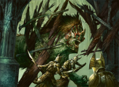 100 Rare Gruul Cards (Red/Green)