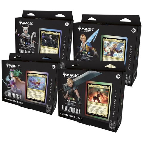 Final Fantasy MTG 4x Commander Decks