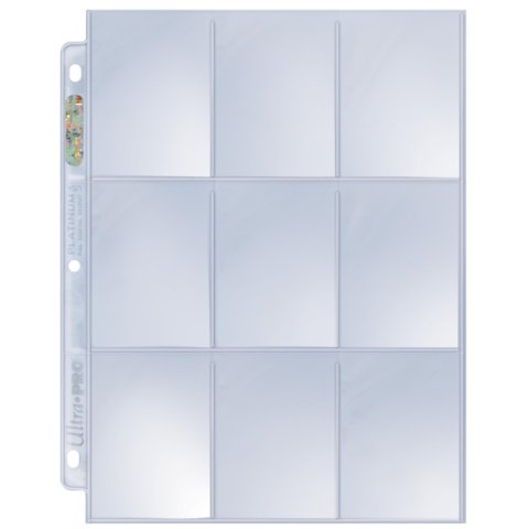 Ultra Pro 9 Pocket Pages Platinum