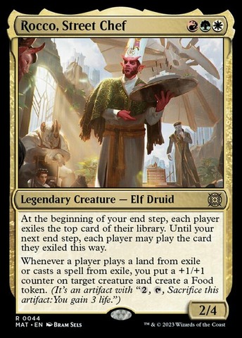 Rocco Commander Deck