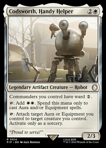 Codsworth Commander Deck
