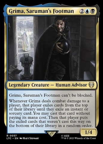 Grima Saruman Footman Commander Deck