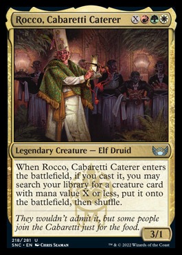 Rocco Commander Deck