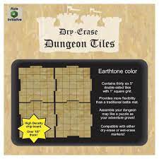 Dry Erase Dungeon Tiles