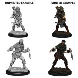 WIZKIDS DEEP CUTS UNPAINTED MINIATURES -W4-BANDITS