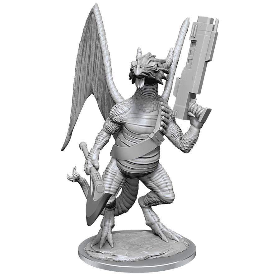 STARFINDER: DEEP CUTS UNPAINTED MINIATURES: W17 DRAGONKIN