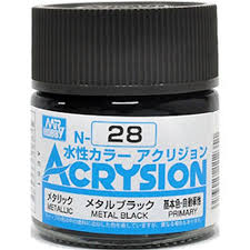 Mr Hobby N-28 Metal Black