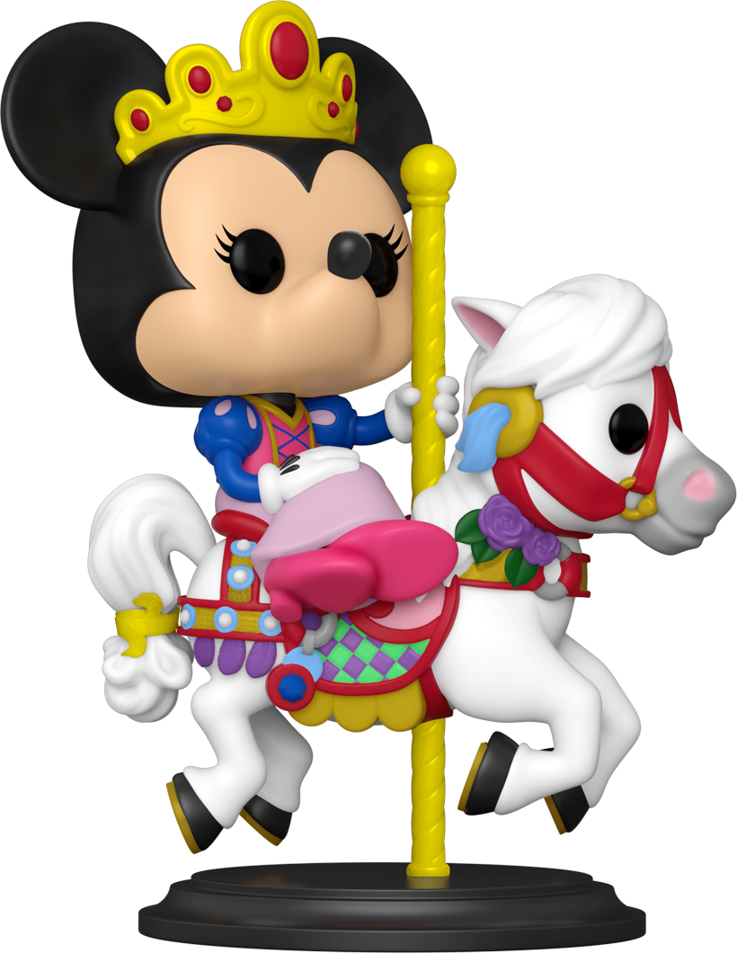 Minnie Mouse on Prince Charming Regal Carrousel