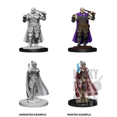DUNGEONS AND DRAGONS: NOLZUR'S MARVELOUS UNPAINTED MINIATURES -W8-HUMAN RANGER AND MOON ELF
