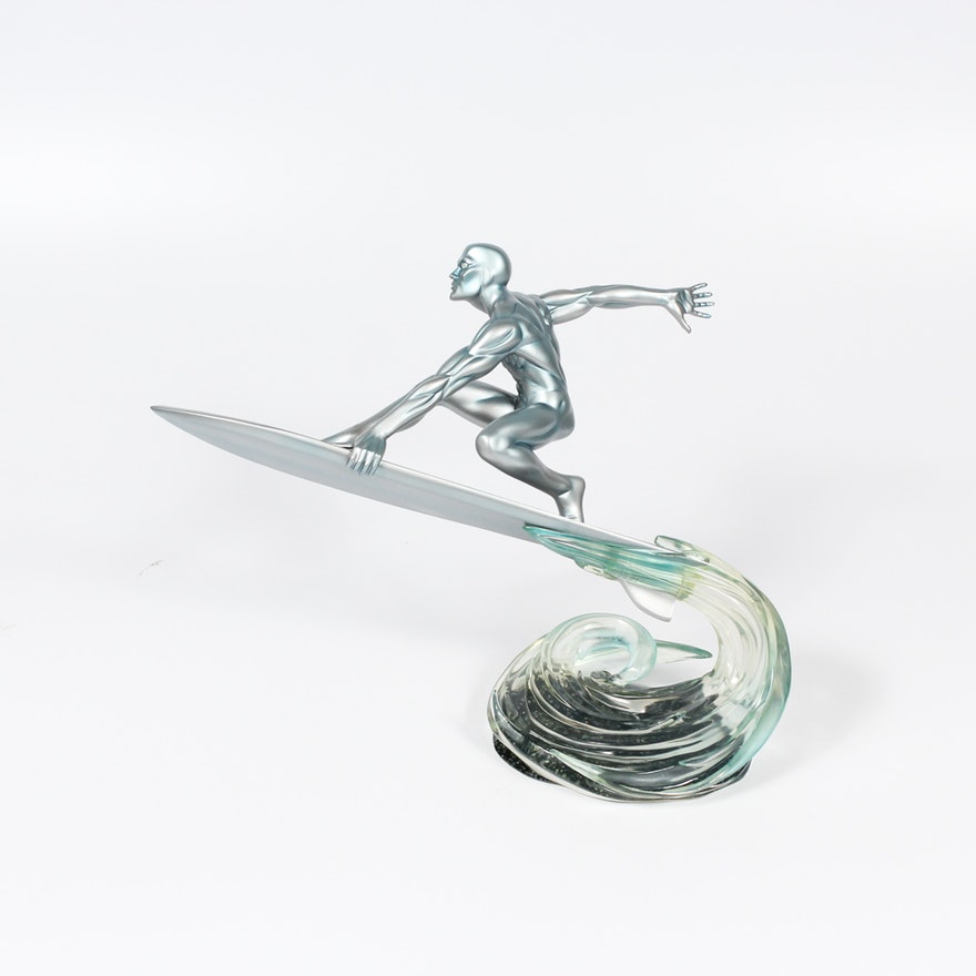 MARVEL MILESTONES ART ASYLUM SILVER SURFER EXCLUSIVE STATUE