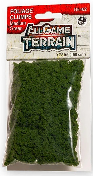 All Game Terrain Foliage Clumps Dark Green