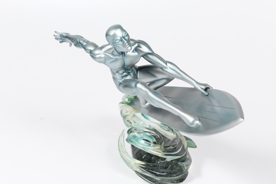 MARVEL MILESTONES ART ASYLUM SILVER SURFER EXCLUSIVE STATUE
