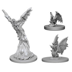 W01: Nolzur's Marvelous Miniatures - Familiars (Firebat Pseudo-Dragon Imp) (72563)