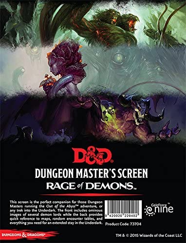 DM SCREEN - Rage of Demons