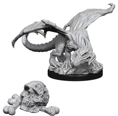 W10: Nolzur's Marvelous Miniatures - Black Dragon Wyrmling (73850)