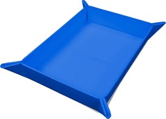 Vivid Blue Foldable Magnetic Dice Tray