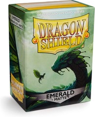 Standard Matte Emerald 100ct Sleeves