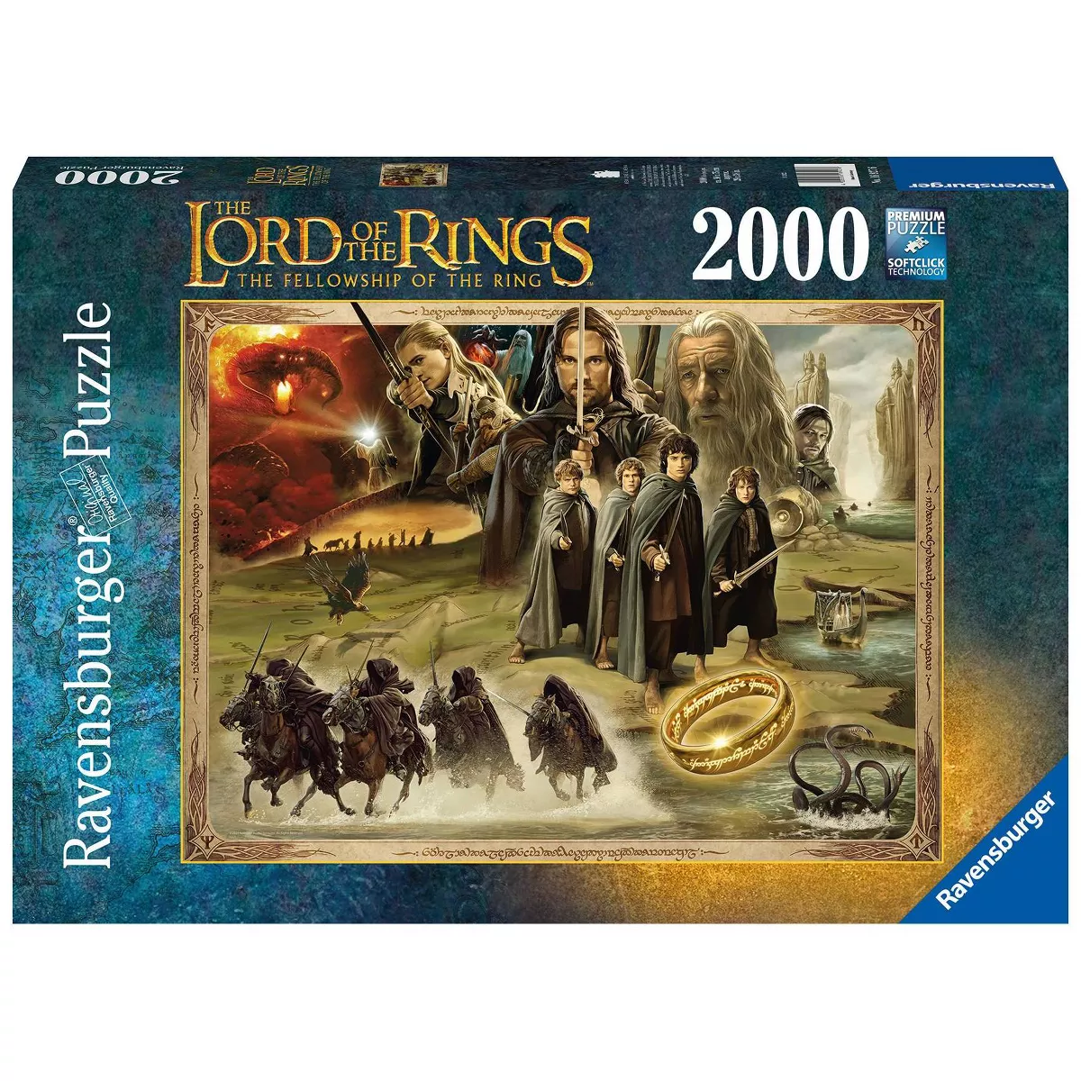 LOTR Fellowship of the Ring 2000pc Jigsaw Puzzle