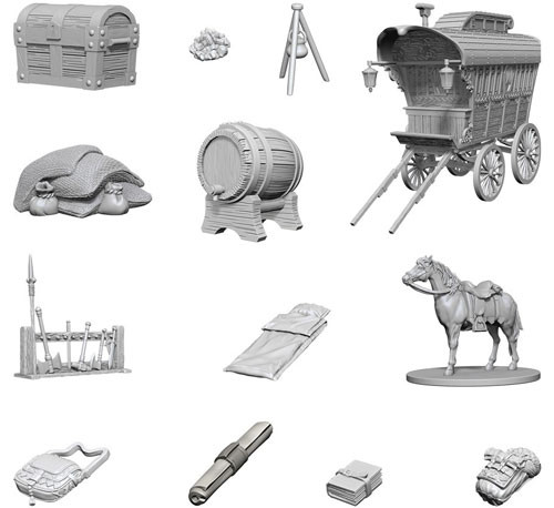W04: Nolzurs Marvelous Miniatures - Adventurers Campsite (73220)