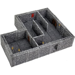 WARLOCK TILES - Dungeon Tiles II Full Height Stone Walls 4D Expansion