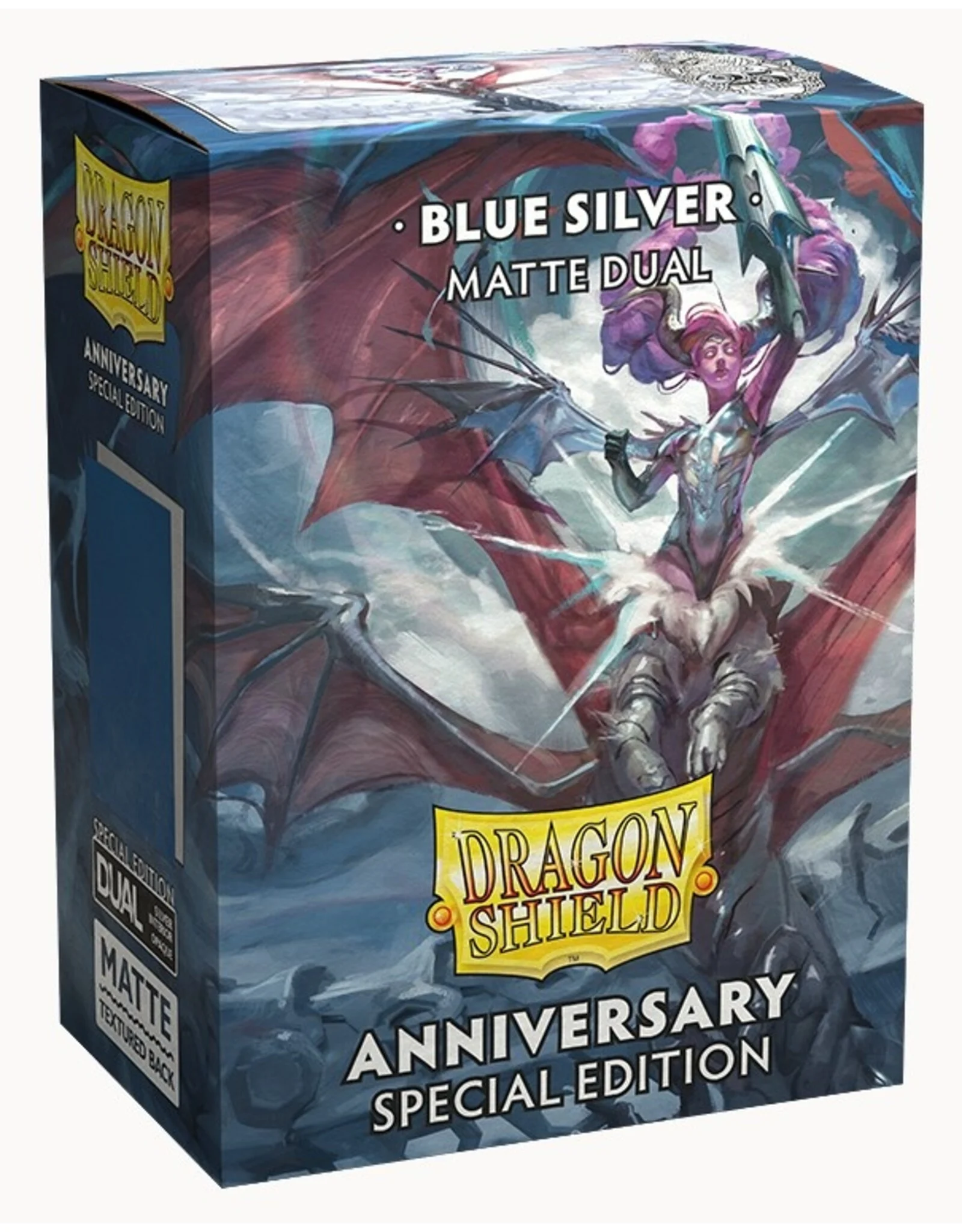 Standard Dual Matte Blue & Silver 100ct Sleeves