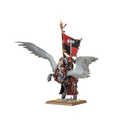 KINGDOM OF BRETONNIA - Battle Standard Bearer on Royal Pegasus (06-07)