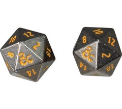 D20 Heavy Metal Realmspace Dice Set (2ct)
