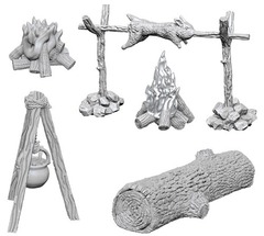 W10: Wizkids Deep Cuts - Camp Fire & Sitting Log (73860)