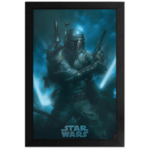 GEL-COAT Star Wars Boba Fett (Brushed 11inX17in) Picture