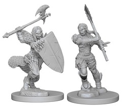 W01: Pathfinder Battles Deep Cuts - Half-Orc Barbarian Female (72614)