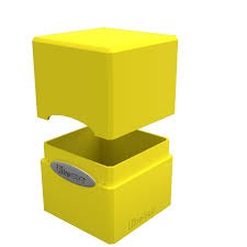 DECK BOX - Satin Cube Yellow (100+)