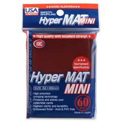 Japanese Hyper MAT Mini Red 60ct Sleeves