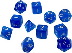 Eclipse Pacific Blue 11 Polyhedral Dice Set