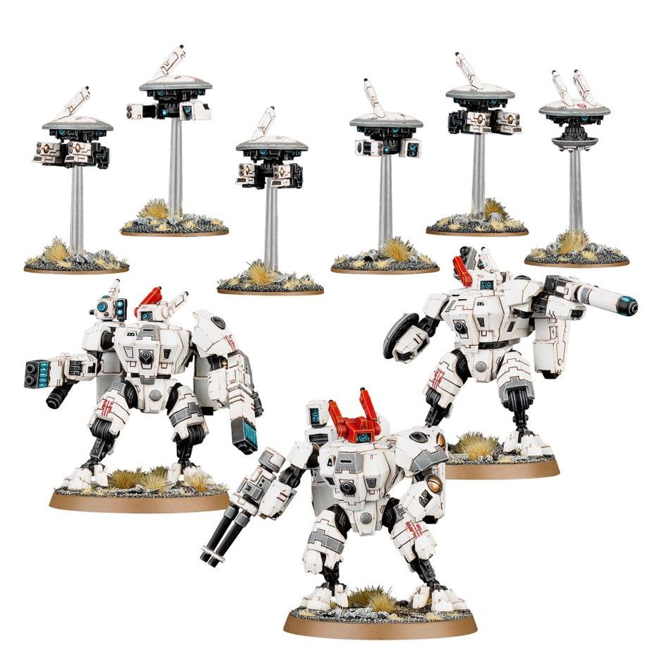 TAU EMPIRE - Crisis Battlesuits (56-07)
