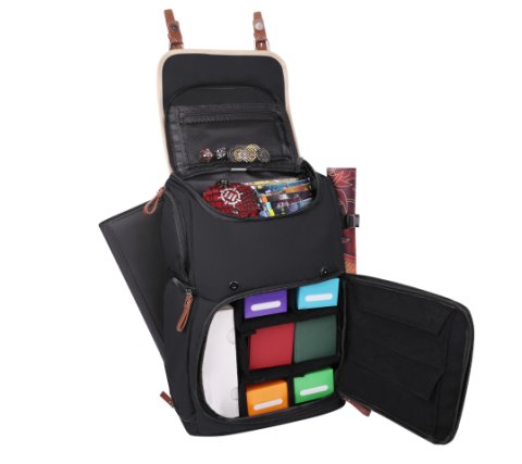 Enhance Trading Card Storage Black Gaming Backpack