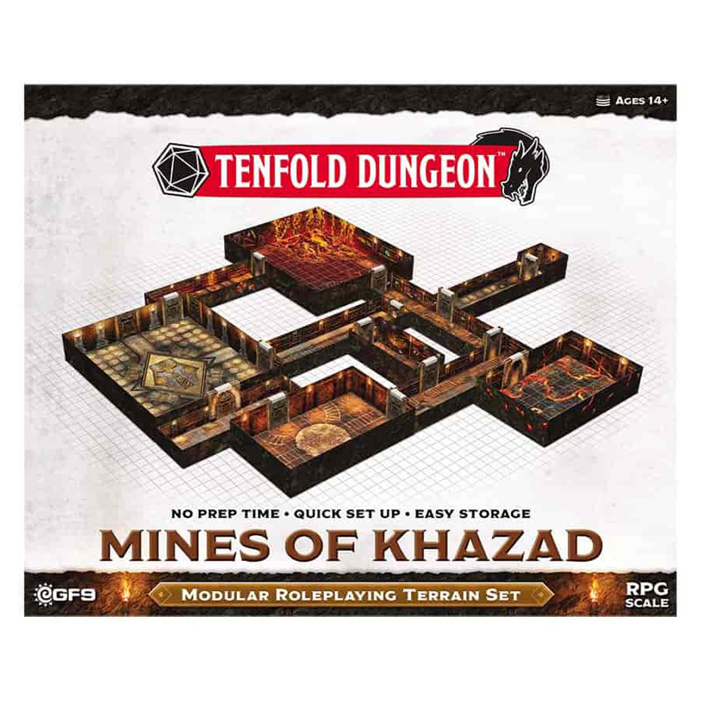 TENFOLD DUNGEON - Mines of Khazad Modular Roleplaying Terrain Set