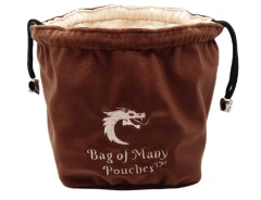 Bag of Many Pouches Brown Dice Bag