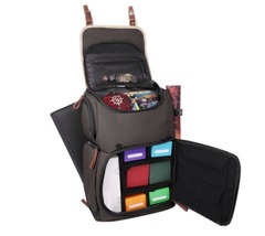 Enhance Trading Card Storage Grey Gaming Backpack