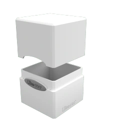 DECK BOX - Satin Cube White (100+)