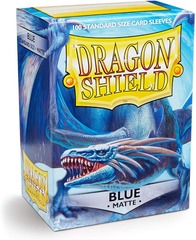Standard Matte Blue 100ct Sleeves