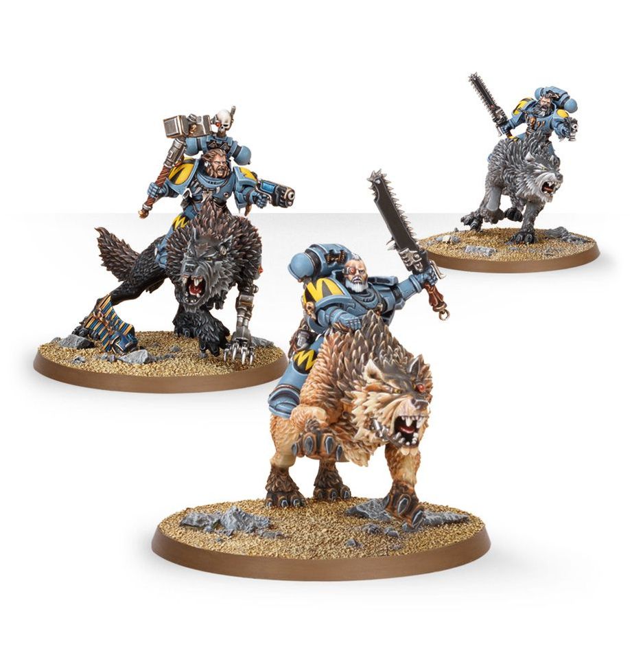 SPACE WOLVES - Thunderwolf Calvalry (53-09)